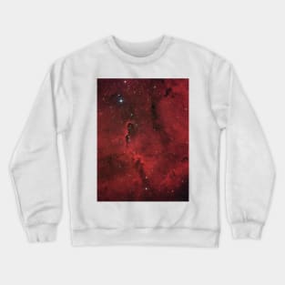 Elephant Trunk nebula in constellation Cepheus Crewneck Sweatshirt